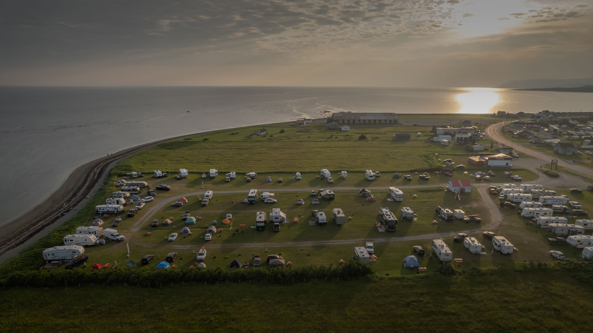 Camping au bord de la mer